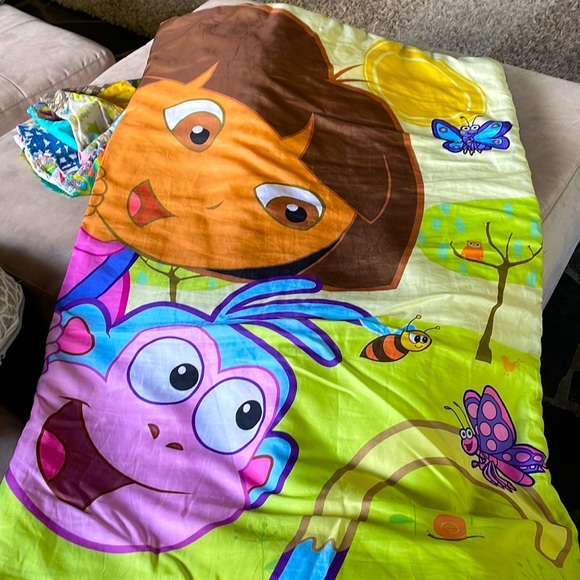marshmallow Other Dora The Explorer And Boots Sleeping Bag Poshmark
